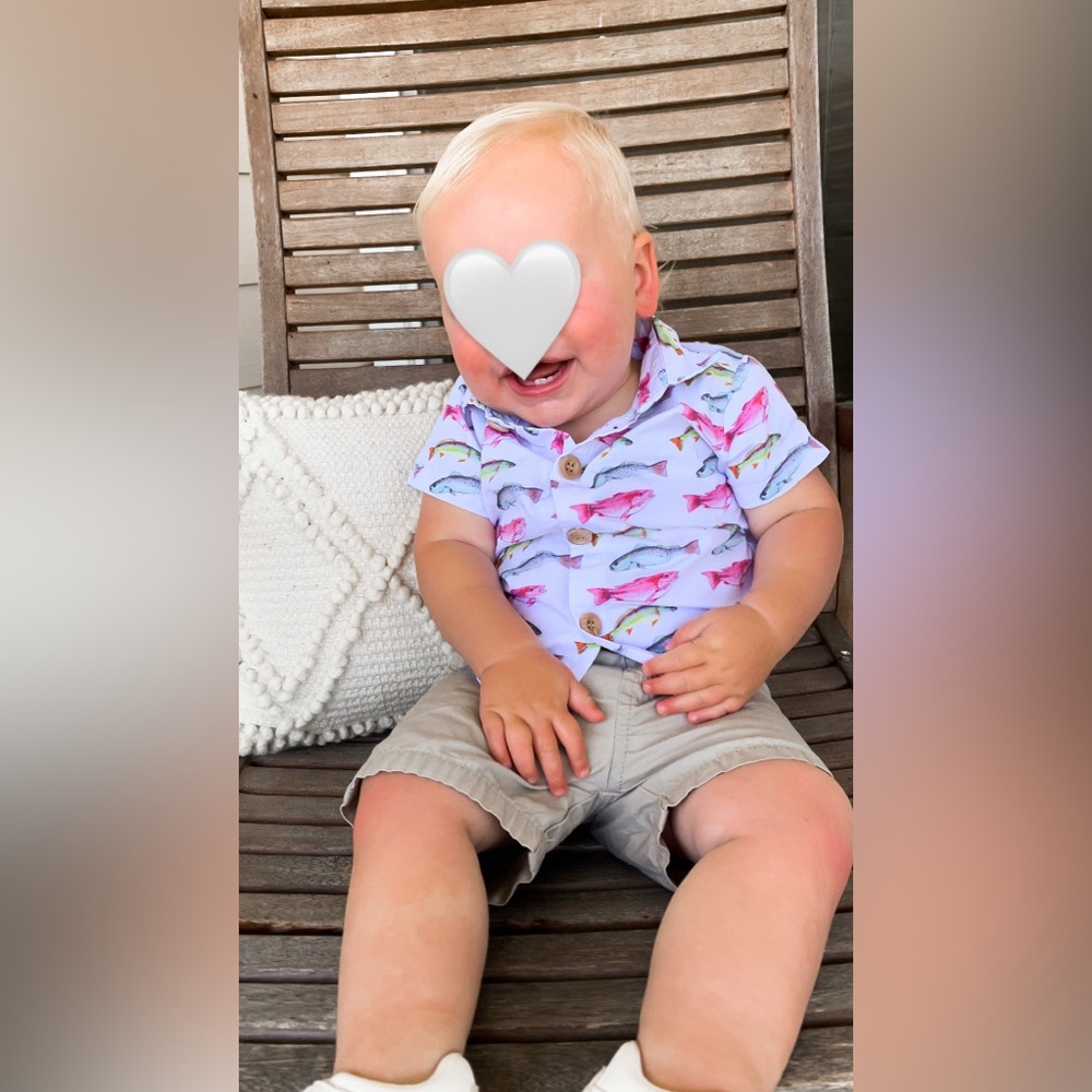 Velvet Fawn “Catch of the Day” Button Down